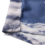 Summer Short Sleeve Shirts Men Free Peace Dove Full Print Tshirts Harajuku Streetwear Hawaii Beach Button Down Shirts