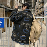 Men Jean Jacket Spring and Autumn Ins Tide Brand Korean Version of The Trend of Loose Teenagers Versatile Lapel Jacket Coat