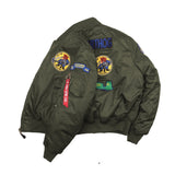 Foesce Military Vintage Streetwear Winter Jackets Coats Men Fashion Outwear Oversize Bomber Jacket