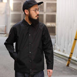Spring American Style Black Coach Jacket Thin Loose Couple Jacket Male Plus Size Long Sleeve Top Men 2xl Button Coat Streetwear