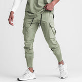 Gym Men's Quick Drying Running Jogging Pants Soft Joggers Sweatpants Long Trousers Fitness Sport Training Casual Cargo Pants