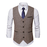 Sleeveless Men Vest Retro Waistcoat Men's Coats Man Coat Male Clothes Jackets Clothing Tactical Padded Mens Vests Golf