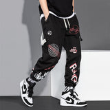 Foesce New Hip-Hop Jogger Men's Black Harem Overalls Multi-Pocket Ribbon Men's Sports Pants Streetwear Casual Men's Casual Pants