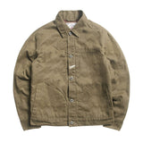 Foesce Read Description! Asian Size Good Quality Cotton Canvas Wax Water Proof Jacket