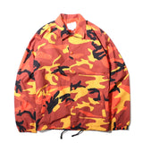 Foesce Camouflage Turn-down Collar Men's Jacket Autumn Thin Style Multy Camo Jackets Men 8 Colors