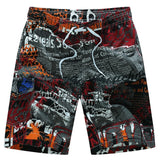 Summer Style Men Shorts Beach Short Breathable Quick Dry Loose Casual Hawaii Printing Shorts Man Plus Size 6XL