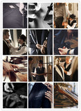Tailored New Grey Tweed Suits Men Formal Skinny Gentle Prom Blazer Winter Marriage Tuxedo 3 Piece Jacket+Vest+Pants Terno