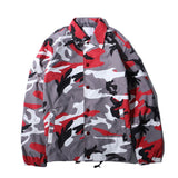 Foesce Camouflage Turn-down Collar Men's Jacket Autumn Thin Style Multy Camo Jackets Men 8 Colors