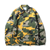 Foesce Camouflage Turn-down Collar Men's Jacket Autumn Thin Style Multy Camo Jackets Men 8 Colors