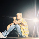 High Street Oversized Plaid Sleeveless Shirts Side Zipper Checkered Mens Justin Bieber Tide Multi-color Loose Waistcoat Shirt