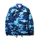 Foesce Camouflage Turn-down Collar Men's Jacket Autumn Thin Style Multy Camo Jackets Men 8 Colors