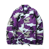 Foesce Camouflage Turn-down Collar Men's Jacket Autumn Thin Style Multy Camo Jackets Men 8 Colors