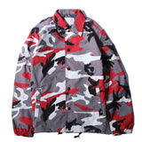 Foesce Camouflage Turn-down Collar Men's Jacket Autumn Thin Style Multy Camo Jackets Men 8 Colors