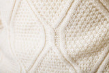 Foesce Autumn Men's Casual Pullover Wool sweater , Warm winter men's round neck solid sweater men , Fashion twist knit sweater