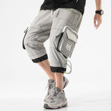 Summer Fashion Men Shorts New Hot Motion Casual Pocket Tooling Shorts Hip Hop Streetwear Harajuku Shorts Mens