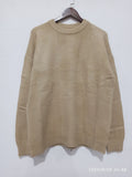 men's wear round collar sweater autumn winter fashion Korean style fitloose knitted long sleeve tops
