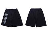 Cargo Short Sweatpants Hip Hop Letter Multi Pockets Baggy Shorts Men Streetwear Fashion Casual Loose Harajuku Jogging