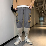 Foesce New Hot Hip Hop Streetwear Beam Foot Cargo Pants Jogger Leisure Sports Trousers Men Fashion Pocket Men Pants