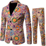 Foesce New Men's Fashion Suit Two-piece Casual Suit  Fashion Men Blazer Mens Suits with Pants