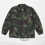 Spring American Style Black Coach Jacket Thin Loose Couple Jacket Male Plus Size Long Sleeve Top Men 2xl Button Coat Streetwear