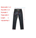 Men Jeans Brown Jeans Men Jeans Trousers  Selvedge Denim Jeans for Men Taper Fit Mens Jeans vintage