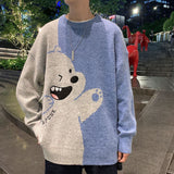 Jumper Sweater Men Women Winter Warm Pullover Harajuku Anime Sweat Tops Christmas Aesthetic Design Y2k Clothes Shark Green