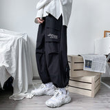 Black Cargo Pants Men‘s Hip Hop Streetwear Fashion Jogger Harem Trousers Man Casual  Sweatpants New Male Pants Big Size 5XL
