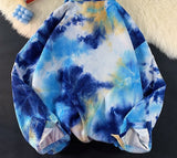 Tie Dye Corduroy Jacket Men Clothing Korean Style Winter Coat Men Winter Jacket Streetwear 5XL Autumn New Arrivals