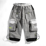 Summer Fashion Men Shorts New Hot Motion Casual Pocket Tooling Shorts Hip Hop Streetwear Harajuku Shorts Mens