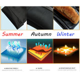 Trendy Men Leather Pants Fashion PU Leather Trousers Plus Size Straight Casual Motorcycle Pants Men's Streetwear