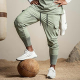 Gym Men's Quick Drying Running Jogging Pants Soft Joggers Sweatpants Long Trousers Fitness Sport Training Casual Cargo Pants