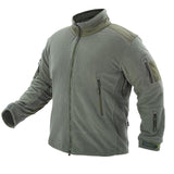 Men's Outdoor Sports Tactical Jacket Stand Collar Fleece Warm Fleece Mountaineering Coat