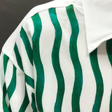 Fashion Men's Shirts  Runway Luxury famous Brand European Design party style Men's Clothing