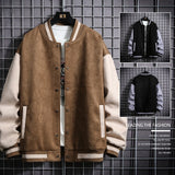 Youth Trend College Wear Autumn Hip Hop Casual Baseball Coat Slim Fit Unisex Baseball Uniform Bomber Jackets For Men's