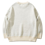 Men Vintage Sweater Y2K Streetwear Hip Hop Vintage Knitted Doberman Dog Sweaters Autumn Harajuku Fashion Retro Casual Sweaters