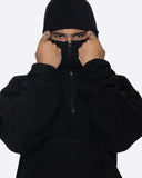 Winter New trend men's casual hoodie zipper hoodie fashion keep warm Jumper Woolen and thickened hoodie