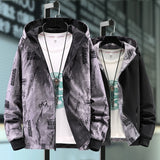Men Reversible Jacket Waterproof Windbreaker Spring Autumn Hooded Male Coat Basic Casual Outwear hommes veste mens clothing