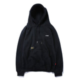 Hooded Sweatshirt Men's Trendy Hoodie Embroidery Autumn Winter Fleece Warm Pullovers Student Cotton Simple Print Coat Streetwear