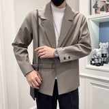 Men Spring High Quality Business Suit/Male Slim Fit Leisure Blazers Man Fashion Solid Color Suit Jackets Hombre Tuxedo 3XL