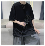 Foesce 100% Cotton Five Half Sleeve Men's Women Summer T-shirt Loose Short-sleeved Casual Basic Shirt O Neck Solid Color Oversize