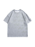 Summer Unisex Asual Suit Men's Hong Kong Style Short SleeveT-shirt Korean Streetwear Casual Preppy Shorts Two Piece Set