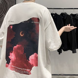 Foesce Short Sleeve Men's Graphic T-shirt Oversized Fashion Brand Hip Hop Clothing Harajuku Summer Male Casual Top Tees