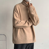 Winter Turtleneck Sweater Men Warm Fashion Casual Knit Pullover Men Korean Loose Long Sleeve Sweater Mens Jumper Clothes M-2XL