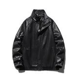 Both Sides Casual Leather Jacket Windbreaker Luxury Designer New In Coats Japanese Streetwear Zipper Jackets