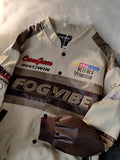 Punk Baseball Uniform Jacket Men Retro Letter Spliced Leather Jacket Unisex Hip Hop Handsome Long-sleeved Racing Coat