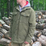 Vintage Turn-down Collar Buttoned Solid Jackets Men Fall Fashion Loose Long Sleeve Pockets Coats Spring Mens Leisure Outerwear