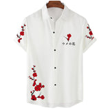 Flower Shirt Hawaiian Shirt Men Clothes Loose Breathable Men's Shirts Summer Male Shirt Street Casual Short Sleeve Tops 5xl