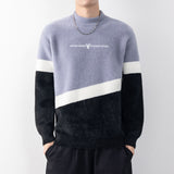 Foesce New Winter Brand Fashion Mink Cashmere Sweater Men High Quality Casual Knitted Pullovers Male Thick Warm Slim Fit Sweaters