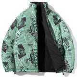 Winter Jacket Men Reversible Parkas Thicken Warm Coat Mens Streetwear Jackets Parka Women Fashion Outwear Coats Oversize