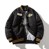 Foesce Winter Varsity Jacket Men Badge Basketball Jacket Casual Streetwear Hooded Coat Letter Thick Warm Parkas Male Outerwear Autumn